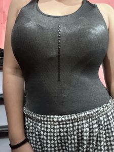 Grey Tank Bodysuit