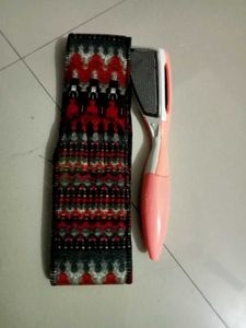 Foot File and hair band for facial