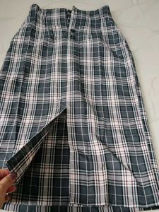 Grey Midi Skirt