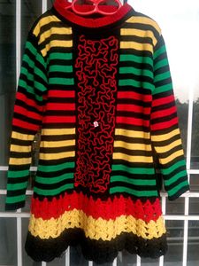 👗 Multicolored Upper Wear For Winter