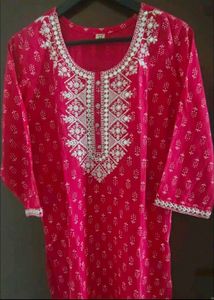 New Unused Embroidery Cotton Suit