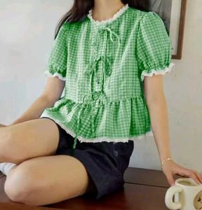 Trendy Light Blue Top