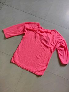 Hot Pink Knitted Top