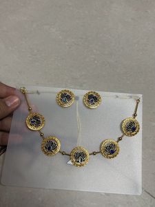 🆕 Navy Jewellery Set