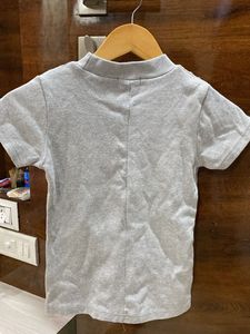 Grey Marl Fitted Top