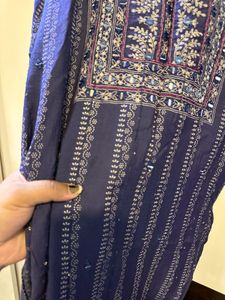 Straight Blue Kurta