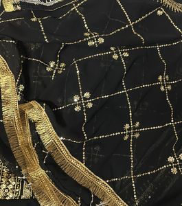 Women’s Trendy Black Anarkali Kurta And Dupatta