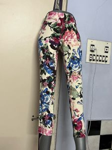 Korean Pintrest Floral Print Pants