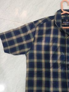 Red &amp; White Plaid Casual Shirt