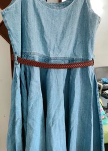 Denim Dress In Excellent Condition