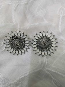 Silver Boho Hoop Earrings 11 Pairs Freebie Also