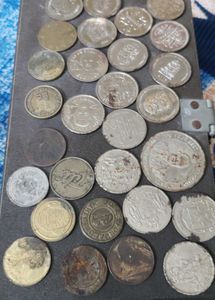 rare old Vintage token Coin Collection  (29 pcs to