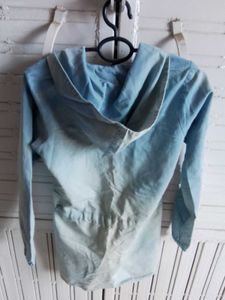 Clearance Denim Hooded Shrug