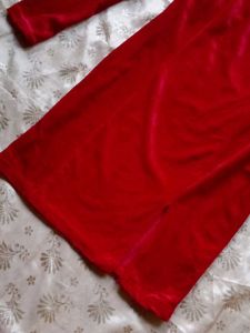Red Velvet Bodycon Dress