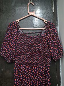 Patterned Midi Sundress