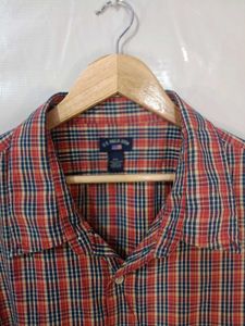 U.S Polo Assn Striped Cropped Shirt
