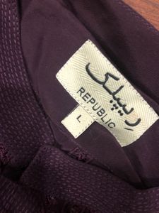 Republic Striped Purple Kurta