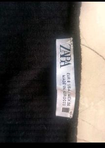 Stylish Black Tie-Back Top From ZARA