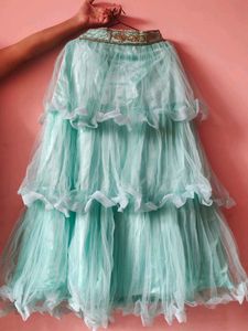 Beautiful - GreenAqua Dress For Childern