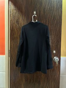 34 Bust Black Shirt For Women