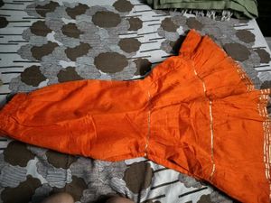 Beautiful Shrara Suit In Orange 🧡 Colour