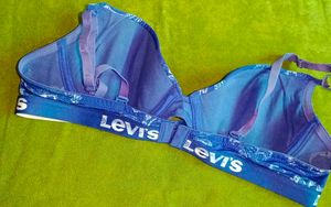 Levi&#39;s Blue Paisley Print Bra