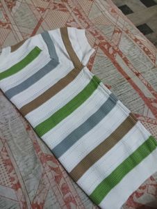 Striped Knit Top
