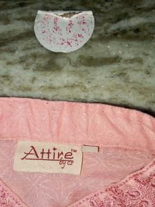 Boys Kurta Pink Full Sleeve