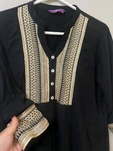 Elegant Black Kurta