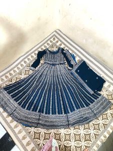 Elegant Blue Lehnga
