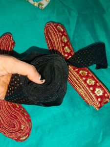 Combo  Lace Saree Lehnga Dupta Lacce