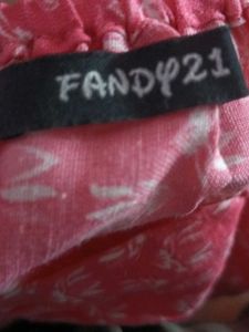 Pink Floral Ruched Top