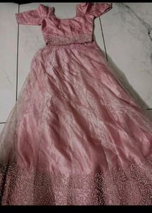 Elegant Pink Embellished Lehenga
