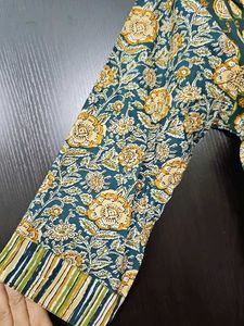 Floral Print Kurta