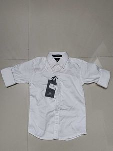 Boys White Shirt And Black Jeans