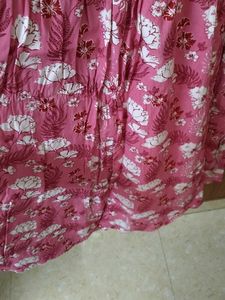 Heavy Embroidery Neck Magenta Kurta