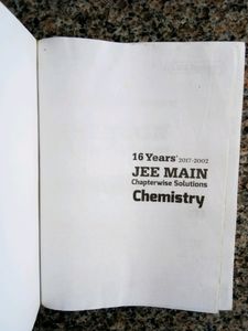 Arihant JEE Main Chapterwise Solutions 2002-2017