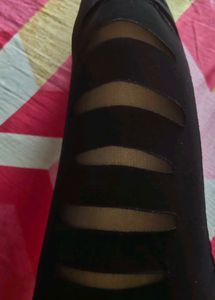 Black Ripped Leggings