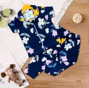 Kids Night Suit (Navy Blue)