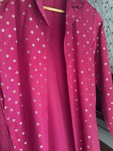 Royal Satin Pinkish Shrug