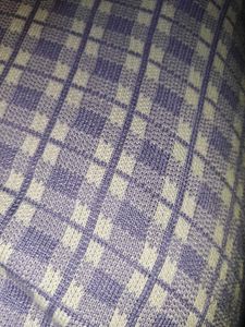 Lilac Plaid Mini Dress