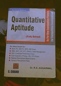 RS AGARWAL QUANTITATIVE APTITUDE