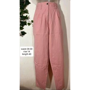 Pink Mom Jeans