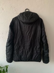 Black Hooded Puffer Jacket