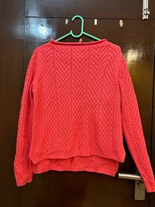 Coral Korean Sweater