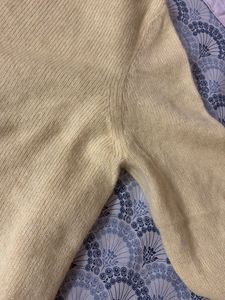 Yellow Knit Pullover Sweater