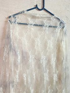 Summer Fashion See-through Lace Top White