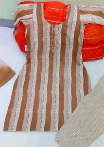 Striped Kurta Set