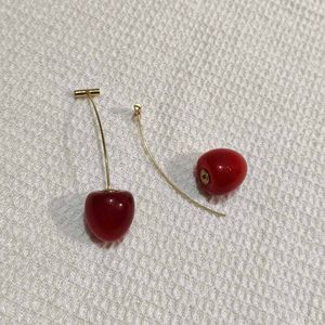 Cute Cherry Drop Earrings 🍒