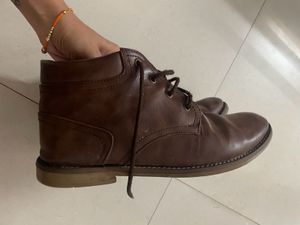 Brown Leather Boots